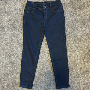 Curve appeal high rise skinny jeans